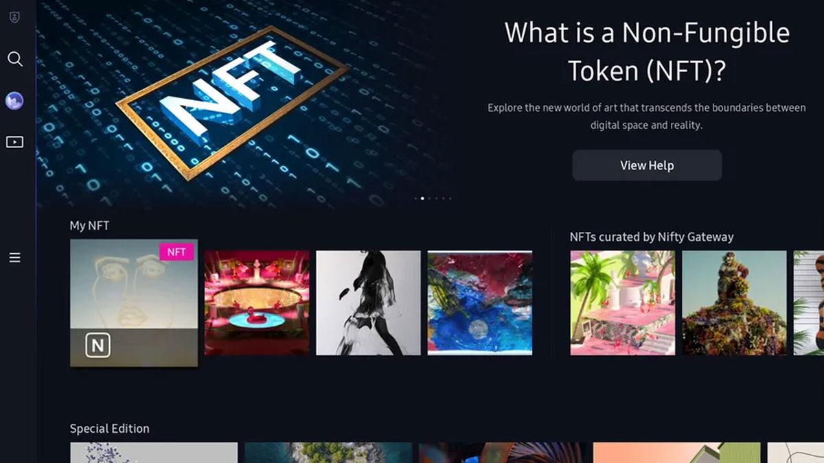 Samsung, Dünyanın İlk NFT Destekli Televizyonunu Duyurdu: Film İzler Gibi NFT Alıp, Sergileyebileceksiniz