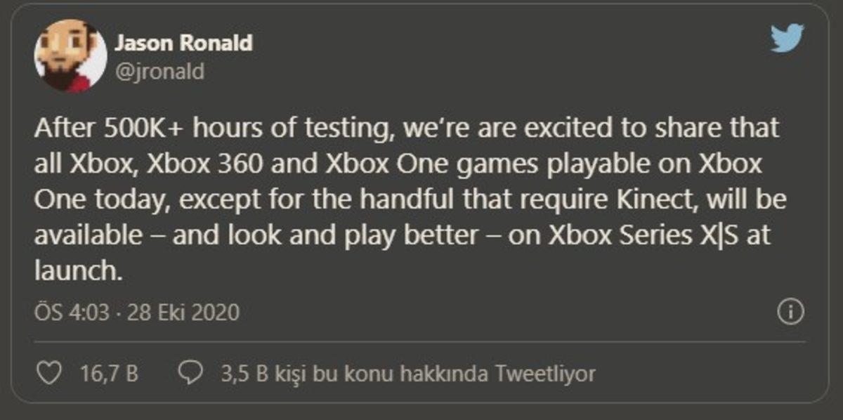 Xbox Series X’te, Tüm Xbox, Xbox 360 ve Xbox One Oyunları İlk Günden Oynanabilir Olacak