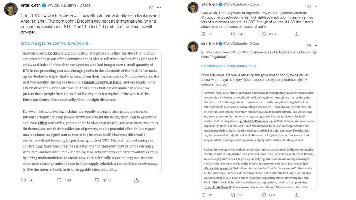 Ethereum Kurucusuna Göre Bitcoin Bundan Sonra Yerinde Sayacak: Tamam da Neden?