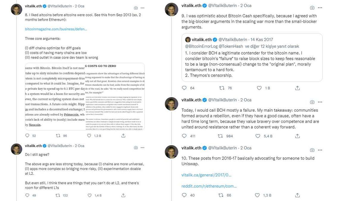 Ethereum Kurucusuna Göre Bitcoin Bundan Sonra Yerinde Sayacak: Tamam da Neden?