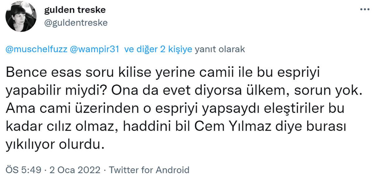 Son Gösterisiyle İnsanları İkiye Bölen Cem Yılmaz’dan Göndermeli Paylaşım