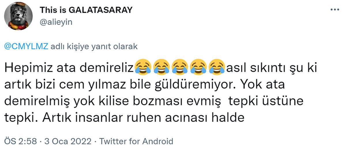 Son Gösterisiyle İnsanları İkiye Bölen Cem Yılmaz’dan Göndermeli Paylaşım