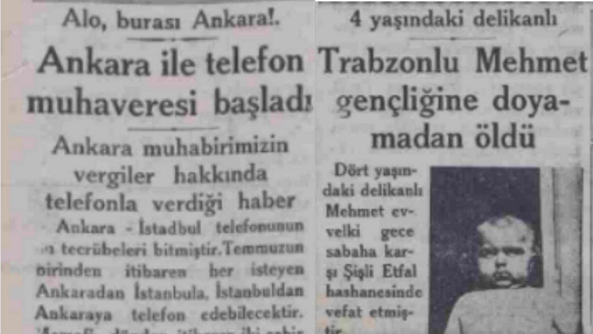 Bundan Tam 93 Yıl Önce Gazetelere Çıkan İlginç Haberler #2: Zaman Yolculuğuna Devam Ediyoruz!