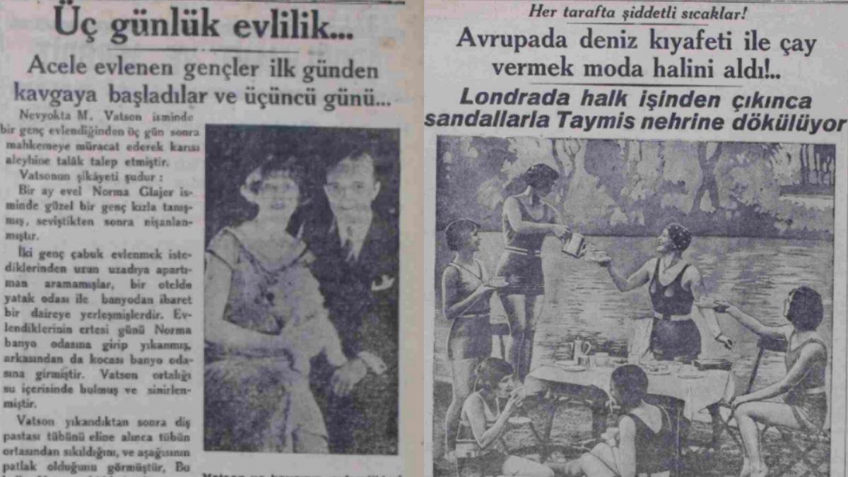 Bundan Tam 93 Yıl Önce Gazetelere Çıkan İlginç Haberler #2: Zaman Yolculuğuna Devam Ediyoruz!