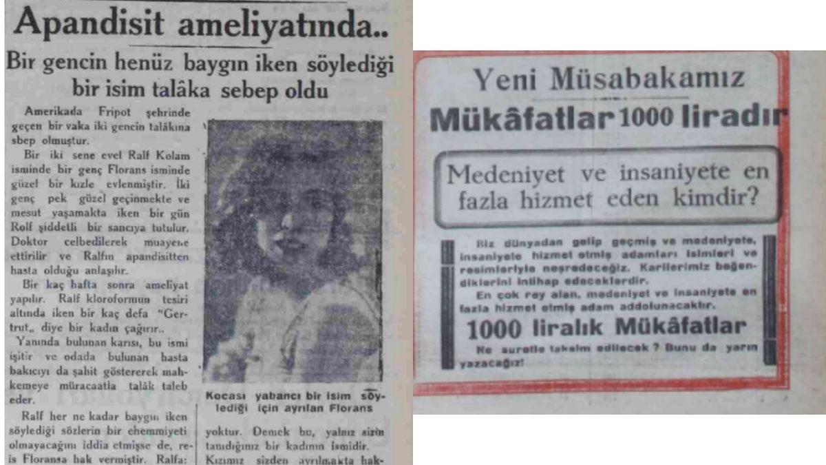 Bundan Tam 93 Yıl Önce Gazetelere Çıkan İlginç Haberler #2: Zaman Yolculuğuna Devam Ediyoruz!