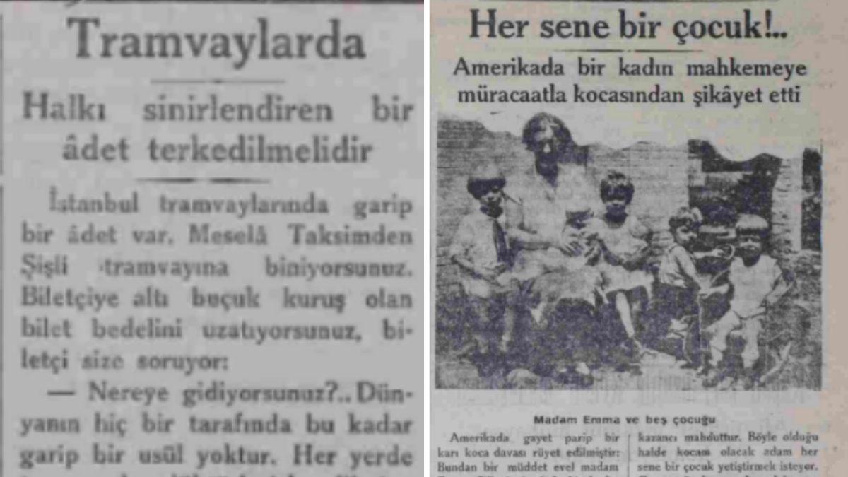 Bundan Tam 93 Yıl Önce Gazetelere Çıkan İlginç Haberler #2: Zaman Yolculuğuna Devam Ediyoruz!