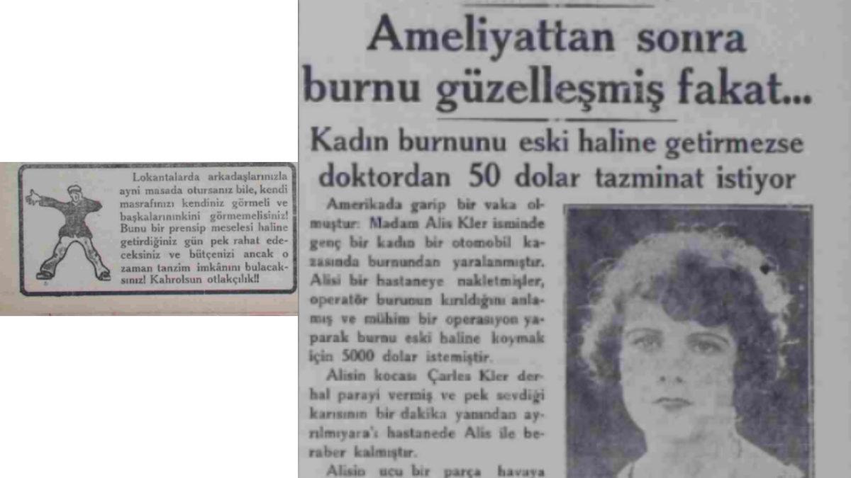 Bundan Tam 93 Yıl Önce Gazetelere Çıkan İlginç Haberler #3: Zaman Yolculuğuna Devam Ediyoruz!