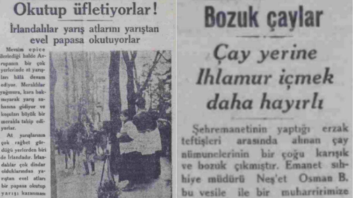 Bundan Tam 93 Yıl Önce Gazetelere Çıkan İlginç Haberler #3: Zaman Yolculuğuna Devam Ediyoruz!