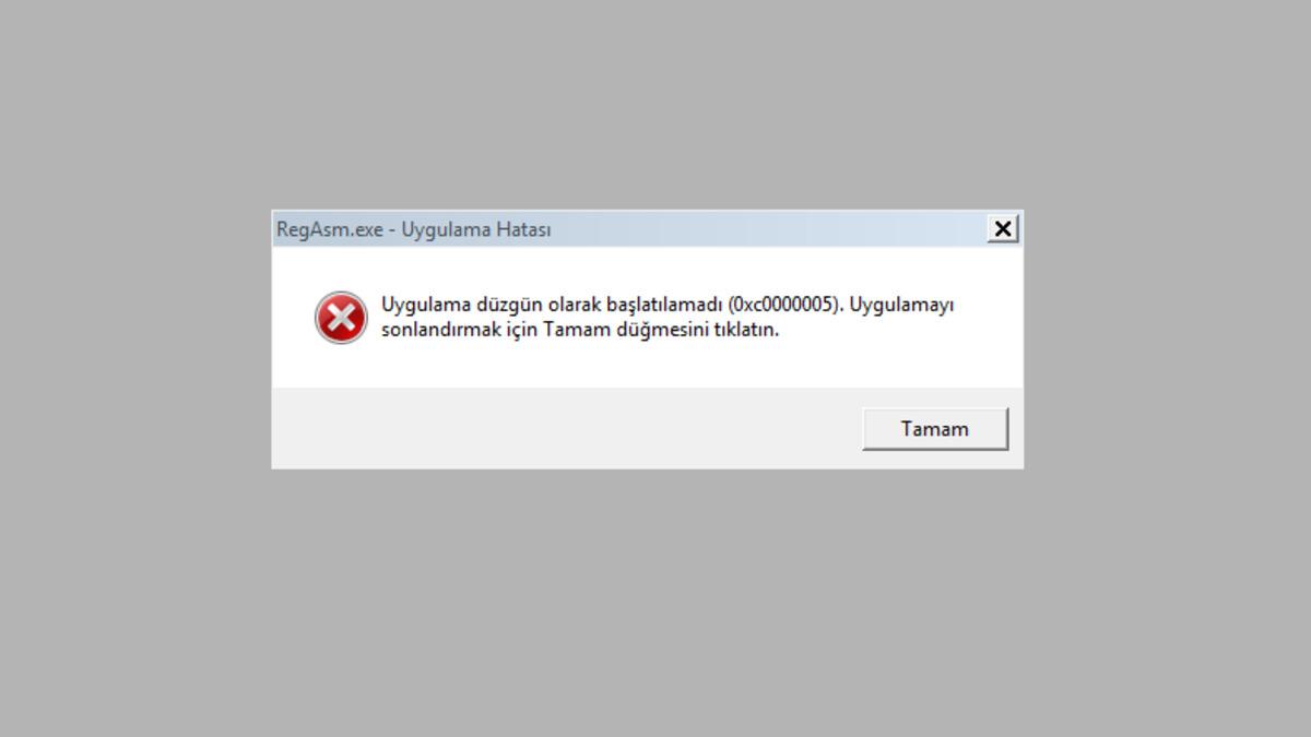 Windows’taki ’Uygulama Düzgün Olarak Başlatılamadı 0xc0000005’ Nasıl Çözülür?