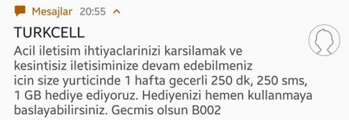 Operatörler, İzmir’deki Deprem Sonrası Ücretsiz Konuşma ve İnternet Hizmeti Vermeye Başladı