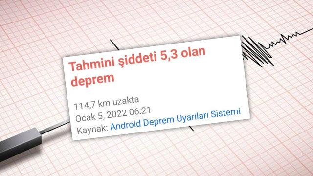 Google, Antalya’daki Deprem Daha Hissedilmeden Android Kullanıcılarını Uyardı