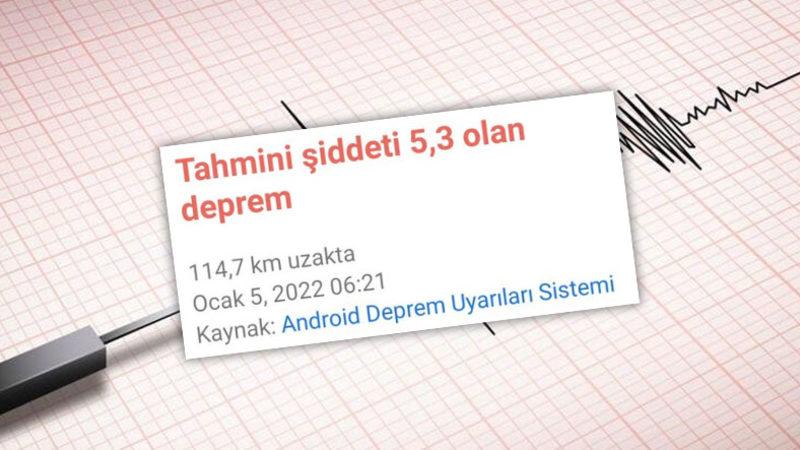 Google, Antalya’daki Deprem Daha Hissedilmeden Android Kullanıcılarını Uyardı