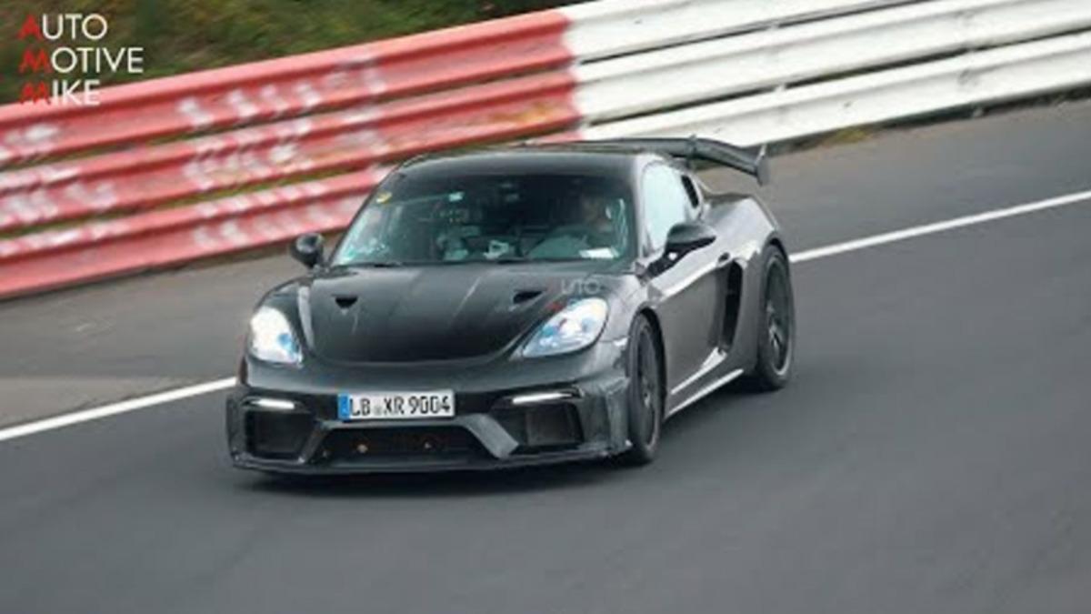 Porsche Cayman GT4 RS, Nürburgring’de Piste Çıktı