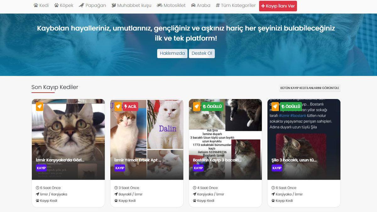 İzmir’de Kayıp Evcil Hayvan İlanları Yayınlayabileceğiniz ve Bulabileceğiniz Platform: Gören Duyan