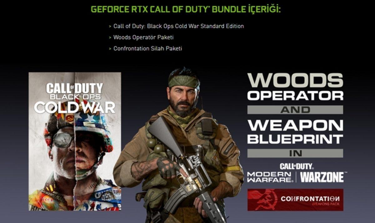 NVIDIA Türkiye’den RTX 3080 veya 3090 Alana CoD: Black Ops Cold War Hediye