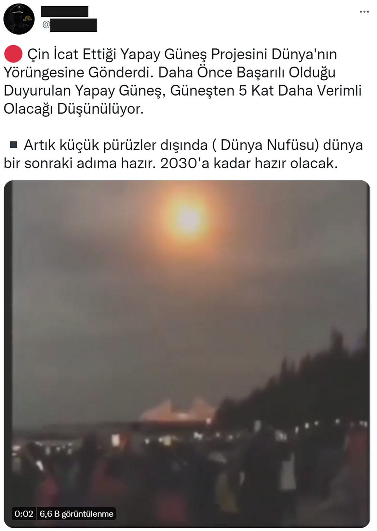 Yanlış Bilginin Ne Kadar Hızlı Yayıldığının Yeni Örneği: Evrene Meydan Okuyan Çin, Uzaya Güneş Fırlattı(!)