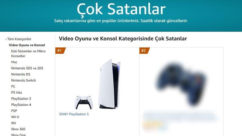 PlayStation 5, Amazon Türkiye’de Ön Siparişe Açılır Açılmaz Tükendi