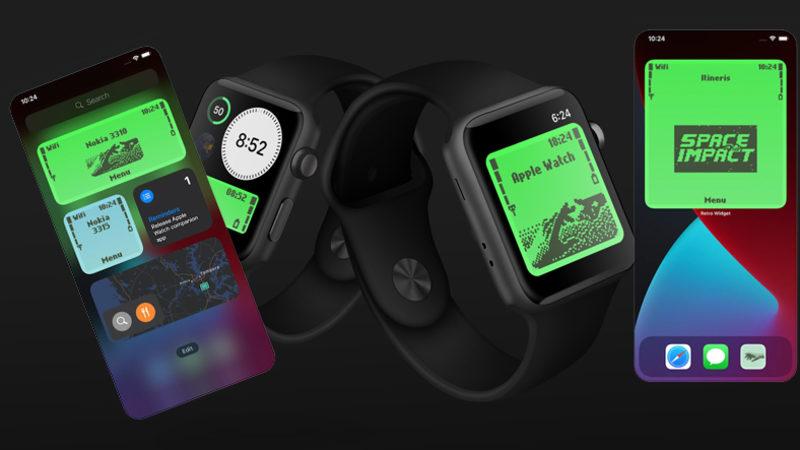 iPhone ve Apple Watch’u Nokia 3310 Reyize Dönüştüren Widget Paketi