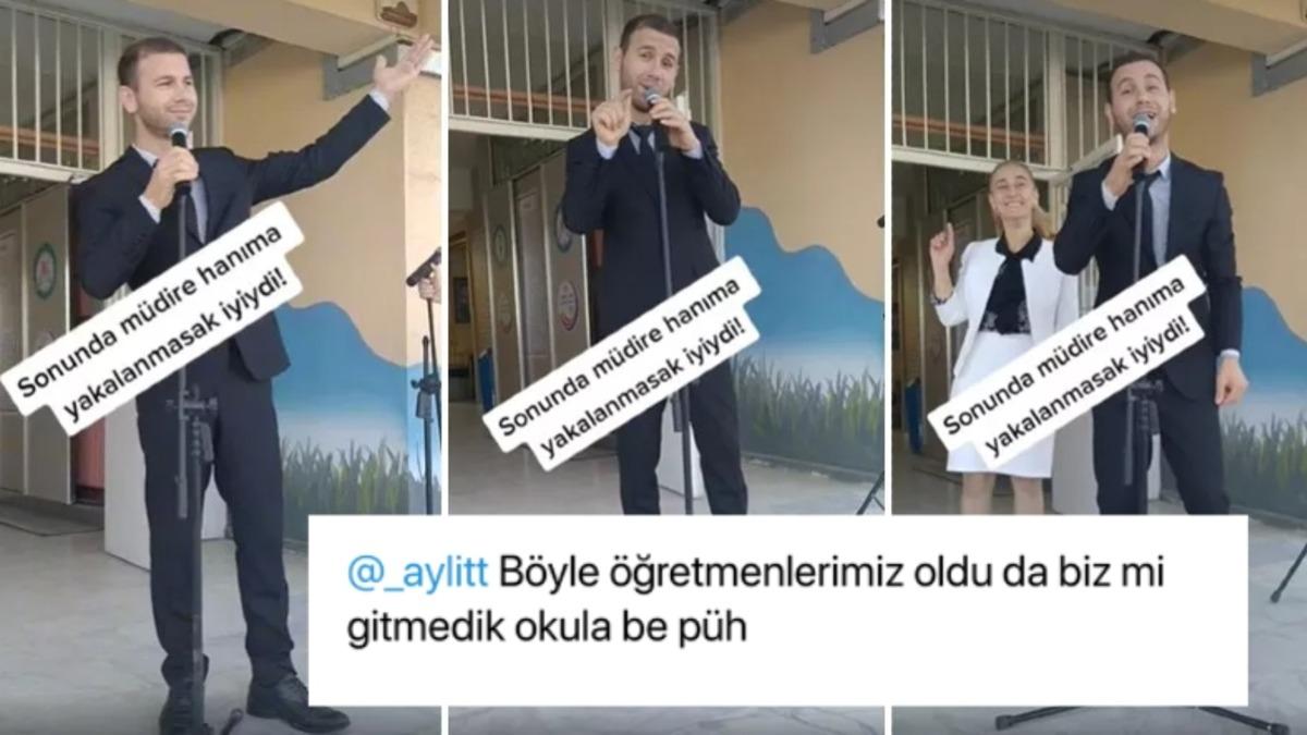 Öğrencilerine Kürsüden Şarkı Söyleyen Öğretmenin Videoları TikTok’ta Viral Oldu: İşte Gelen Tepkiler