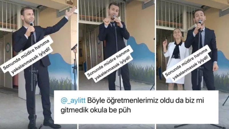 Öğrencilerine Kürsüden Şarkı Söyleyen Öğretmenin Videoları TikTok’ta Viral Oldu: İşte Gelen Tepkiler