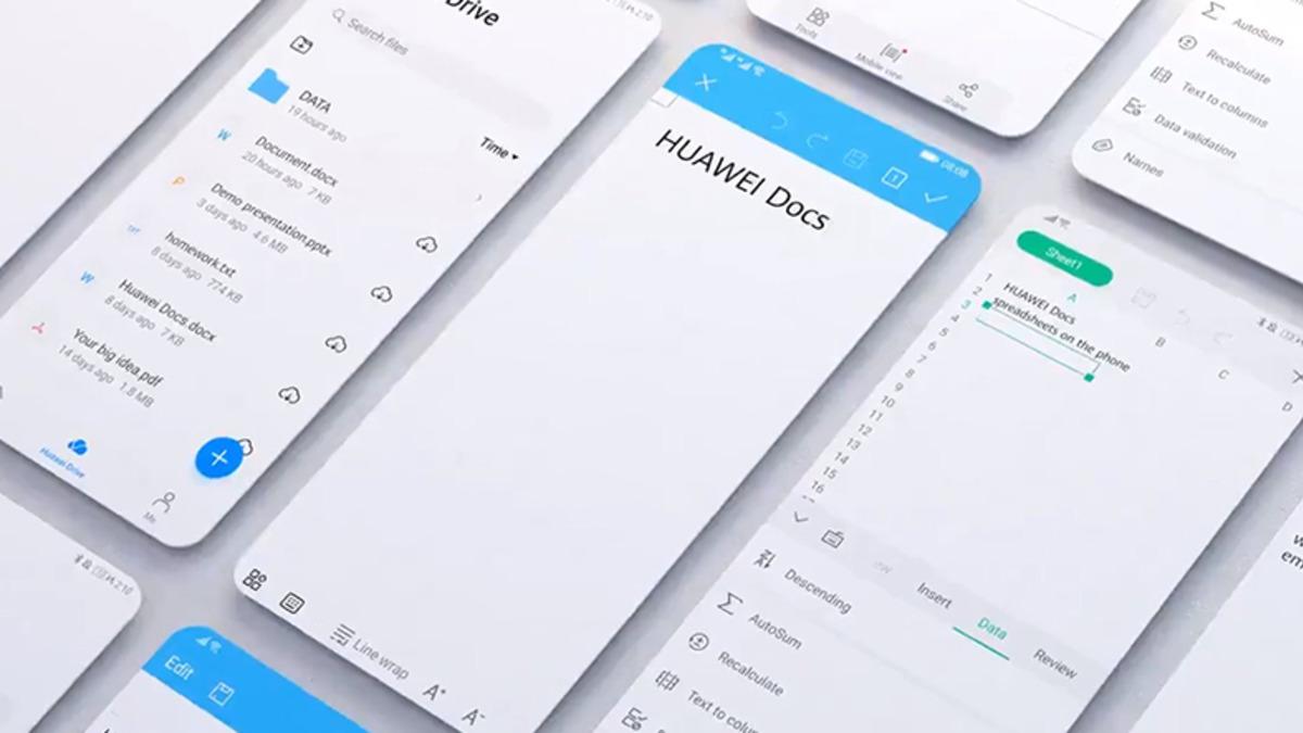 Huawei, Microsoft Office ve Google Docs’a Rakip Olacağı Huawei Docs’u Duyurdu