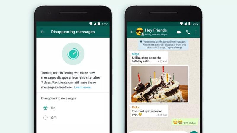 WhatsApp, Kaybolan Mesajlar Özelliğini Yeni Eklentilerle Geliştirmeye Devam Ediyor