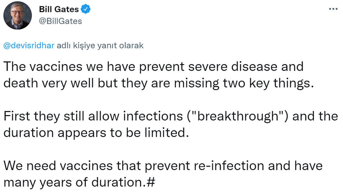 Bill Gates’ten Salgının Ne Zaman Biteceği Hakkında Yeni Açıklama