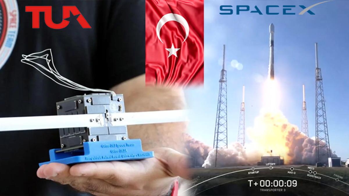 Türkiye’nin İlk Cep Uydusu ’Grizu-263A’ SpaceX Tarafından Uzaya Fırlatıldı