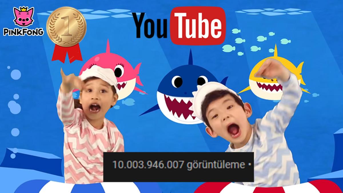 Bir Dönem Herkesin Diline Dolanan ‘Baby Shark’, YouTube’da 10 Milyar İzlenmeyi Geçen İlk Video Oldu