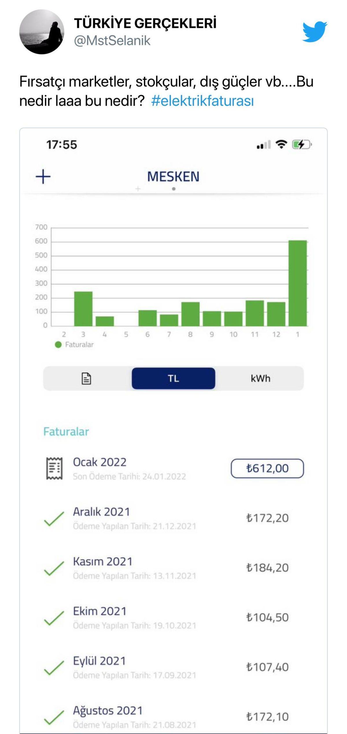 Zamlı Elektrik Faturaları Sosyal Medyanın Gündeminde: Faturalarda Bir Ayda Yüzlerce Lira Artış Var