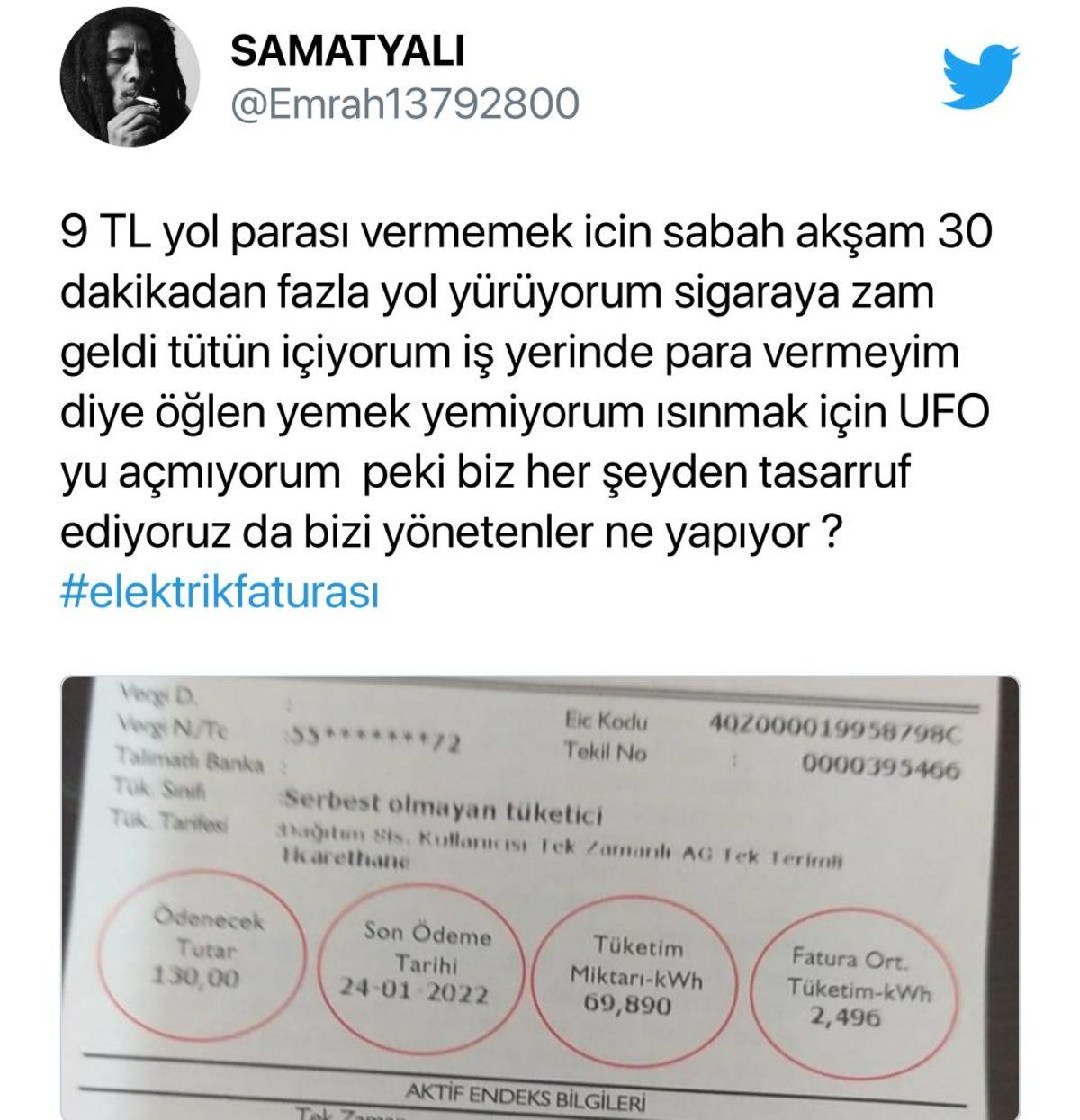 Zamlı Elektrik Faturaları Sosyal Medyanın Gündeminde: Faturalarda Bir Ayda Yüzlerce Lira Artış Var