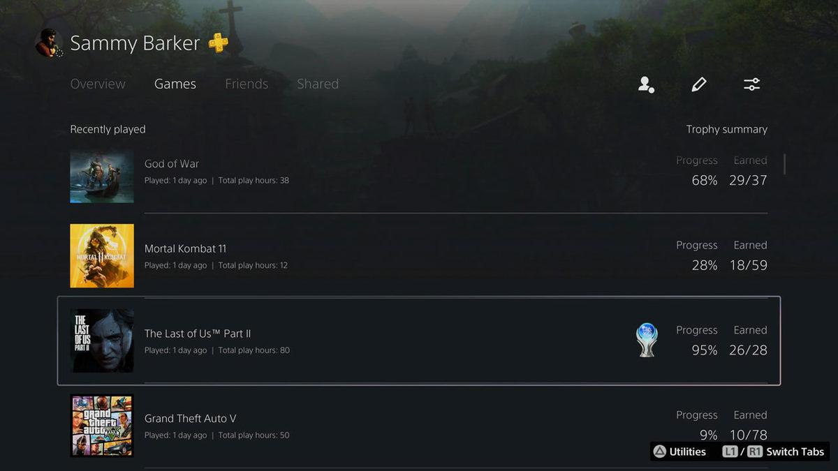 PlayStation 5, Oyunları Ne Kadar Süre Oynadığınızı Gösterecek