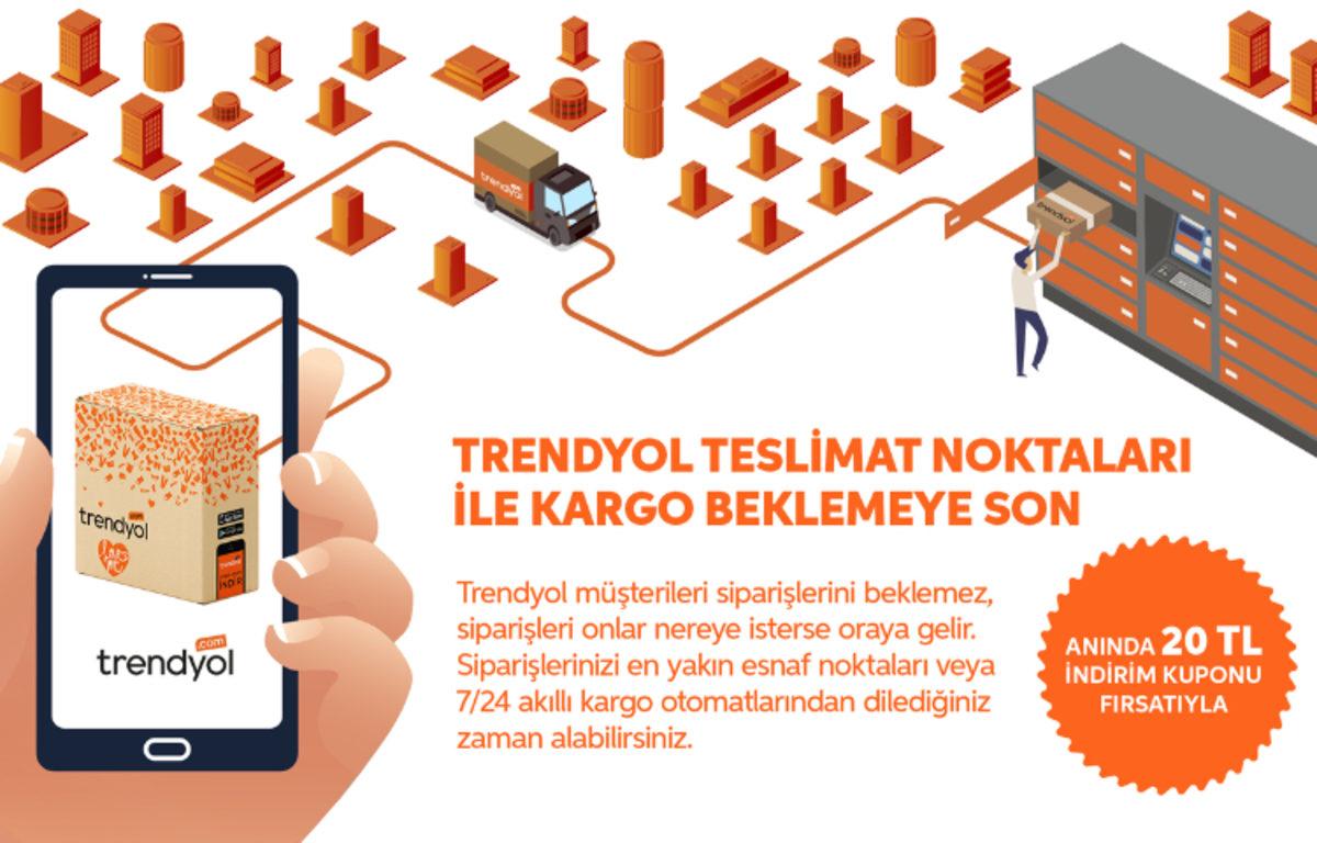 Trendyol, Kargo Teslimi İçin Yeni Seçeneği ’Teslimat Noktası’nı Duyurdu