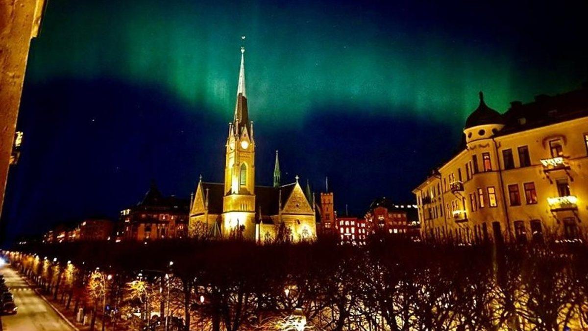Dünya’nın Manyetik Alanında Oluşan Yırtık Sonucunda Stockholm’de Kuzey Işıkları Gözlemlendi