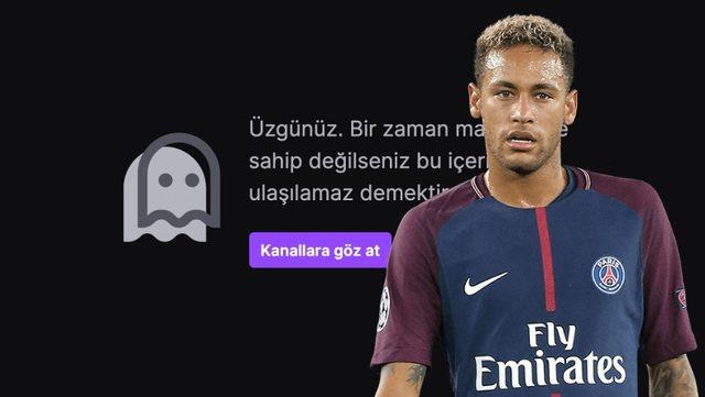 Twitch, Dünyaca Ünlü Futbolcu Neymar Jr.’ı Banladı