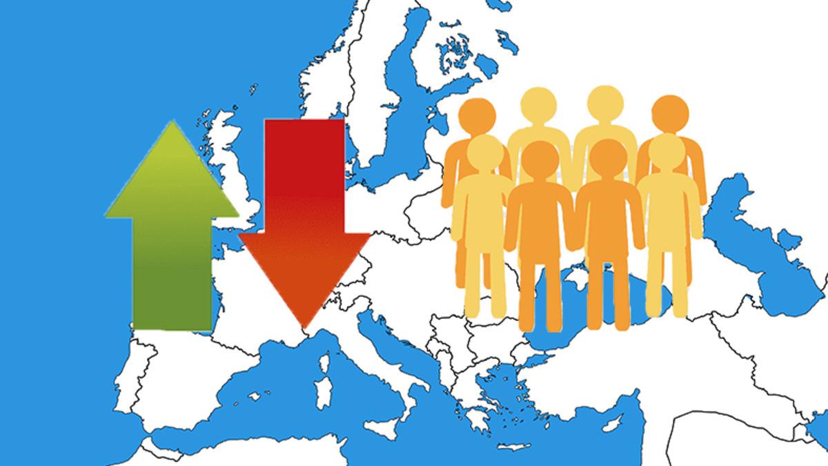 Avrupa’nın ‘Nüfus Değişimi Haritası’ Yayınlandı: Peki Türkiye Nüfusu Artıyor mu Azalıyor mu?