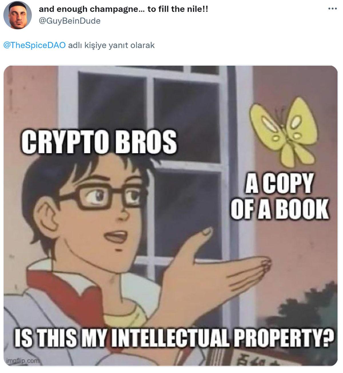 2,66 Milyon Euro’ya NFT Olarak Dune Kitabı Alıp Tüm Haklara Sahip Olduğunu Düşünen Kripto Para Grubu