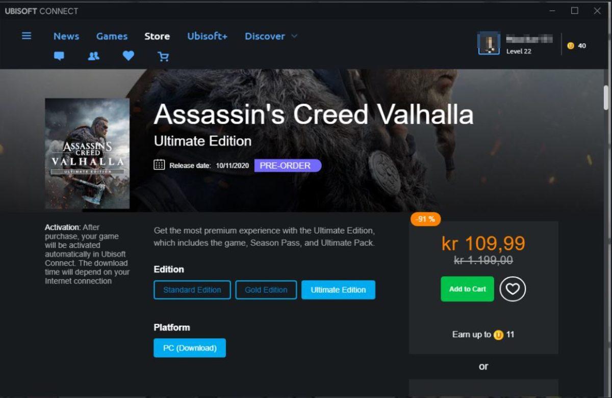 Assassin’s Creed Valhalla, Norveç’te Yanlışlıkla Yüzde 91 İndirimli Satıldı