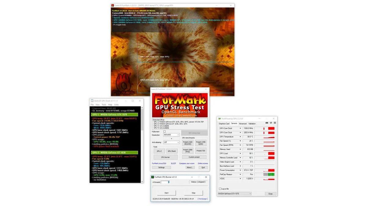 Size Ekran Kartınızın Maksimumum Performansını ya da Sorunlarını Gösteren FurMark Testi Nedir, Nasıl Yapılır, Zararlı mı?