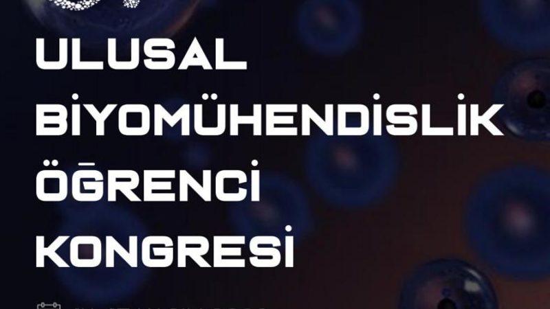 8. Ulusal Biyomühendislik Öğrenci Kongresi, 14-15 Kasım’da Online Olarak Gerçekleştirilecek