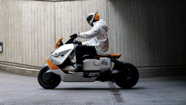 BMW’den Fütüristik Tasarımlı Yeni Elektrikli Scooter: Motorrad Definition CE 04