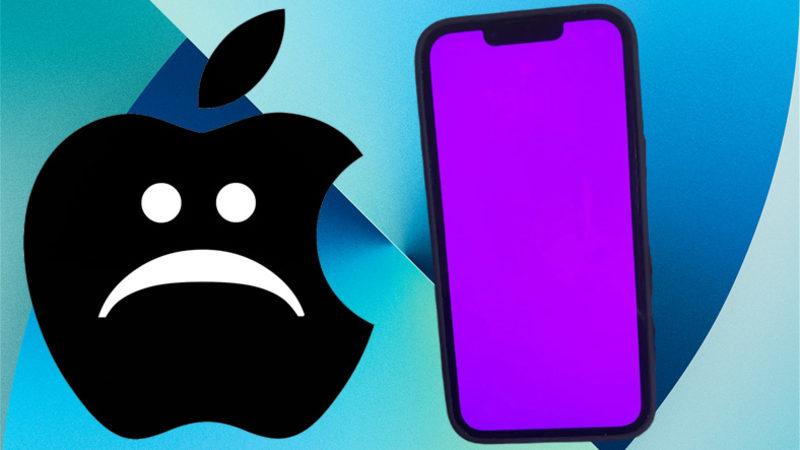 iPhone 13 Kullanıcılarına Saç Baş Yolduran Hata: Ekranlar Durup Dururken Pespembe Oluyor