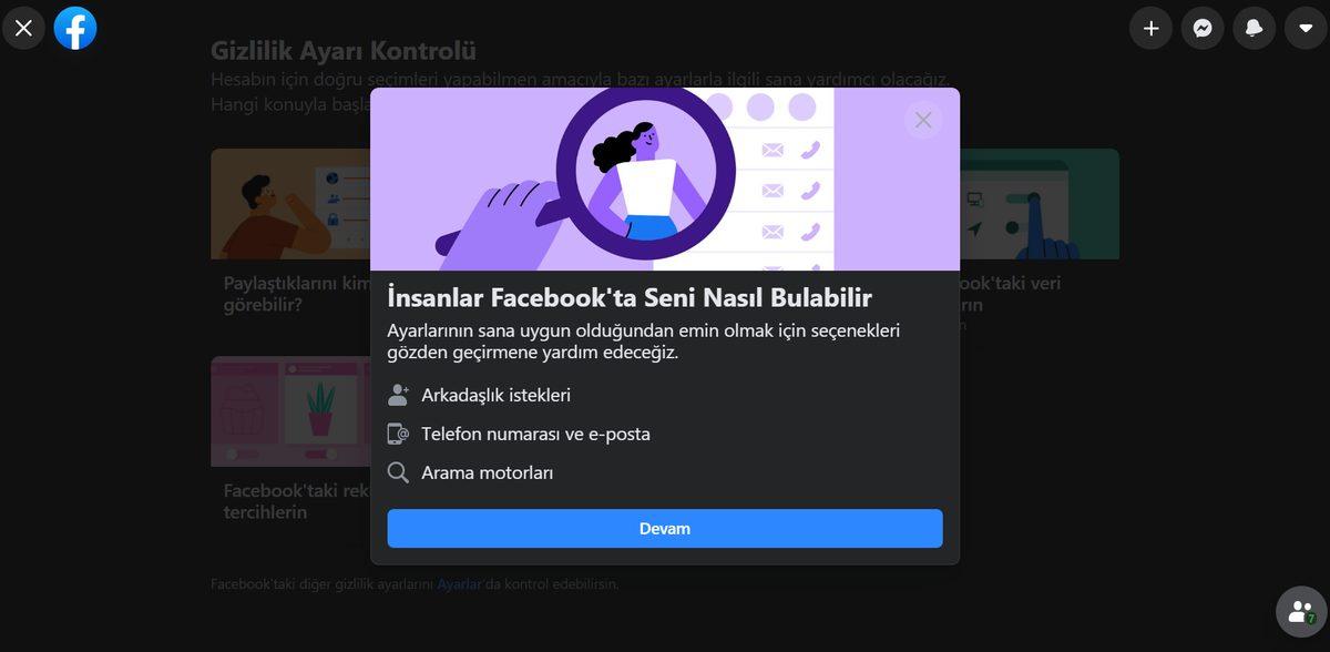 Facebook Kullanırken Bilinmesi Gereken 7 Gizlilik Ayarı