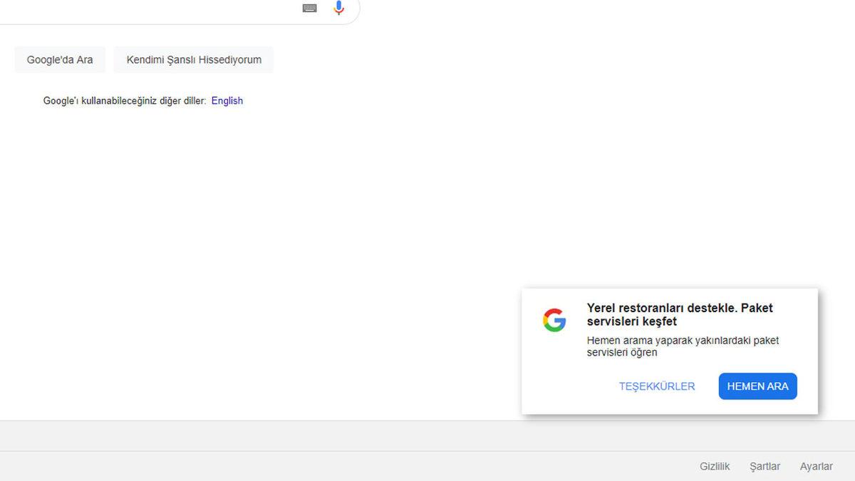 Google, Yerel Restoranları Destekleyen Bir Özelliği Kullanıma Soktu