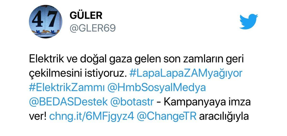 Elektrik ve Doğal Gaz Zamlarının Geri Çekilmesi İçin İmza Kampanyası Başlatıldı: Tepkiler Sosyal Medyaya Taşındı