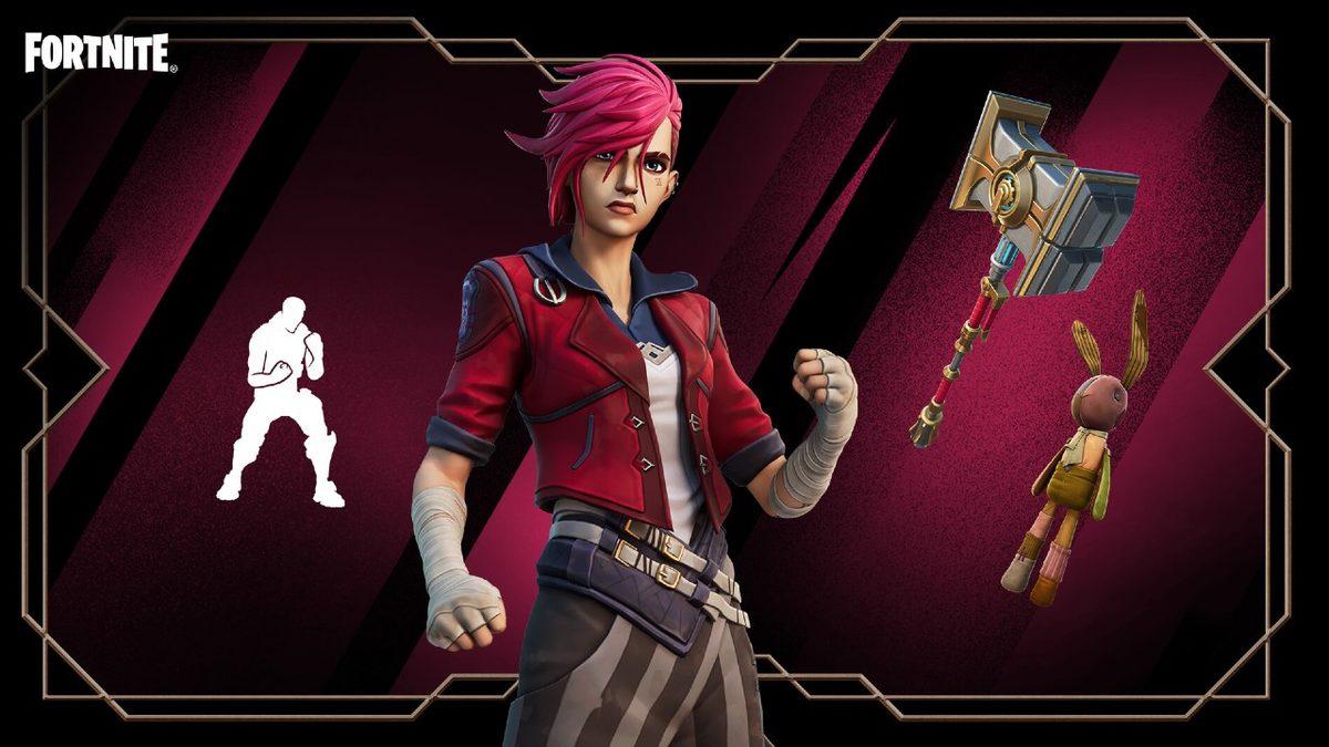 Netflix Dizisi Arcane ile Yıldızı Parlayan League of Legends Karakteri Vi, Fortnite’a Eklendi