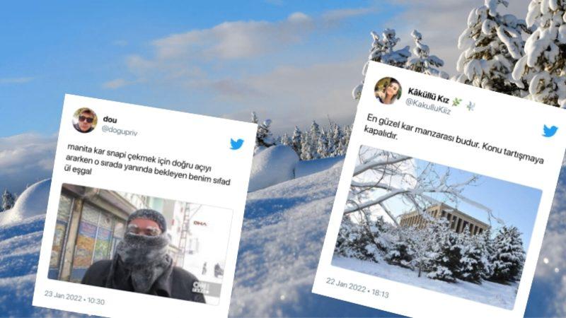Türkiye Son Yılların En Soğuk ve Karlı Kışına Teslim Oldu: İşte Kar Yağışının Sosyal Medyaya Yansımaları