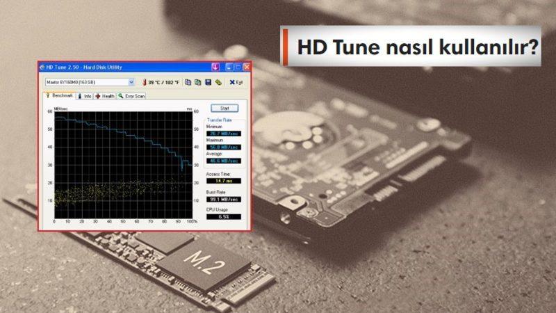 Bilgisayarınızdaki Sabit Disk ya da Harici Belleklerin Performansını Ölçebileceğiniz  HD Tune Nedir, Nasıl Kullanılır?