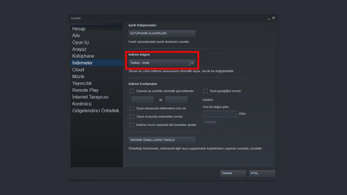 Steam’de İndirme Hızını Artıracak 4 Yol