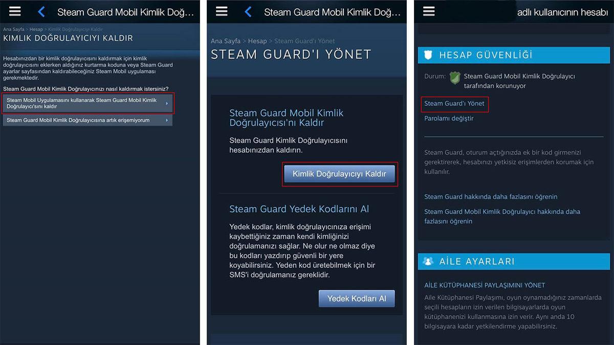 Steam Guard Kaldırma Nasıl Yapılır?
